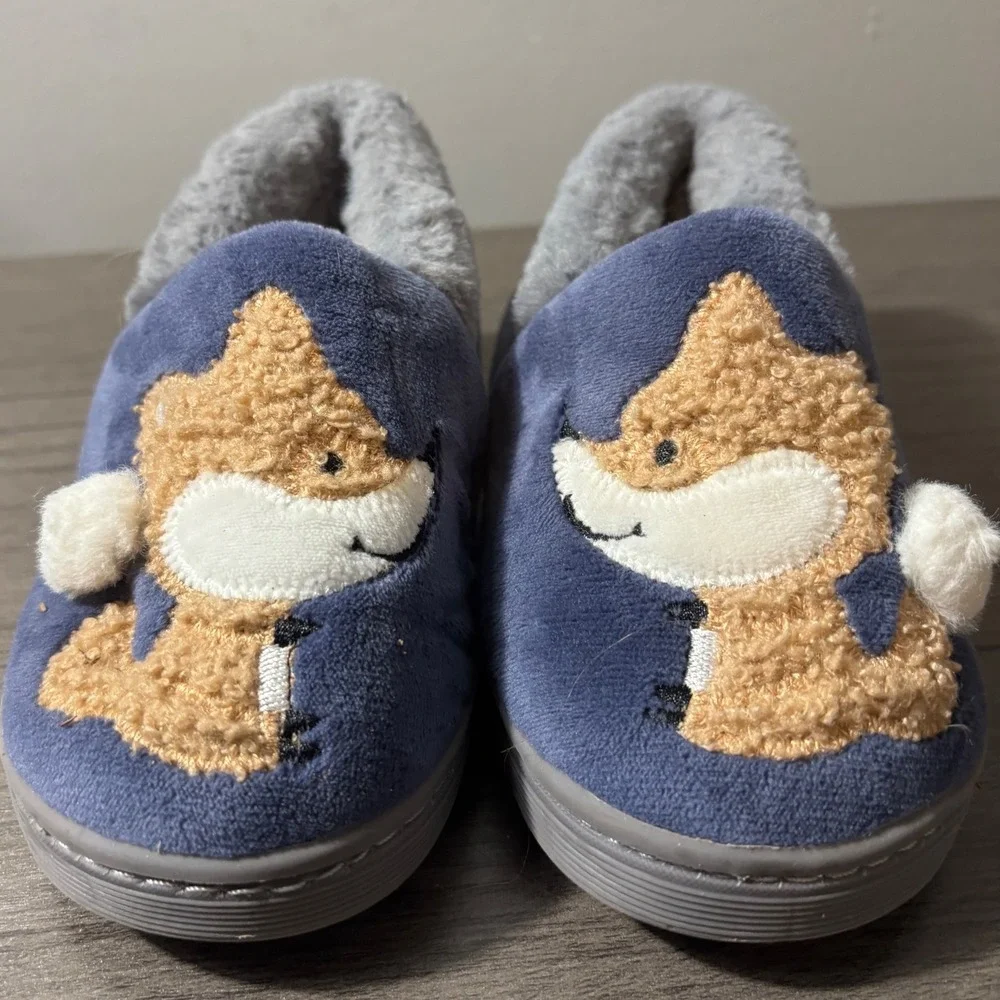 Toddlers Fox Plush Slippers EU size 18-19‎ US size 3-4